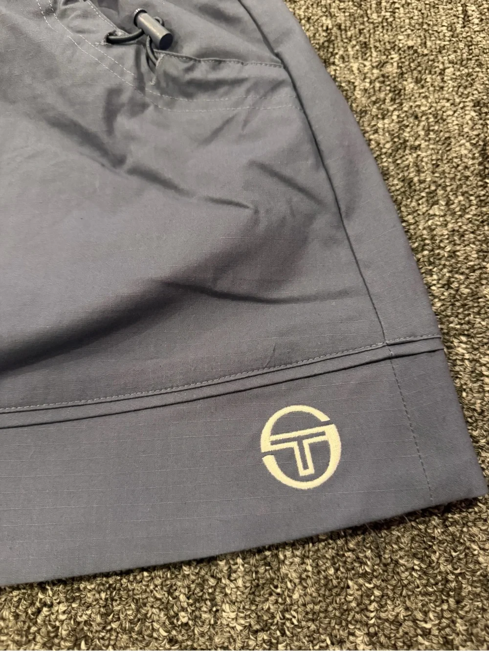 Sergio Tacchini Aria Skirt Blue Indigo Size Small NWT Drawcord Hem